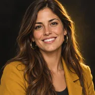 Retrato ilustrado de Valentina Ortúzar, editora de la guía de Bets Bunny Casino