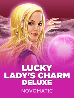 Lucky Lady's Charm Deluxe slot cover by Novomatic in the Bets Bunny lobby