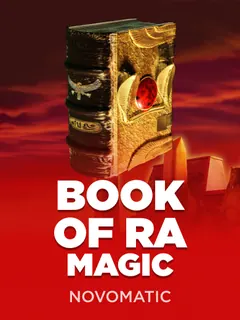 Book of Ra Magic slot cover by Novomatic in the Bets Bunny lobby