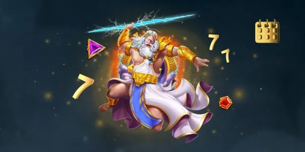 Friday free spins promotion tile featuring Gates of Olympus symbols on Bets Bunny